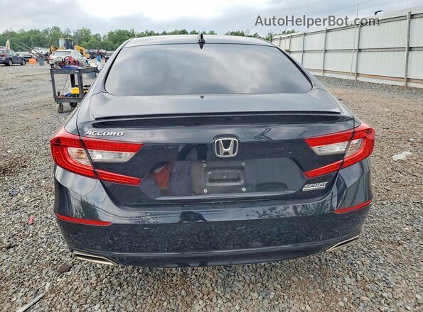 1HGCV1F49MA068667 2021 HONDA ACCORD Black Հետևի տեսք