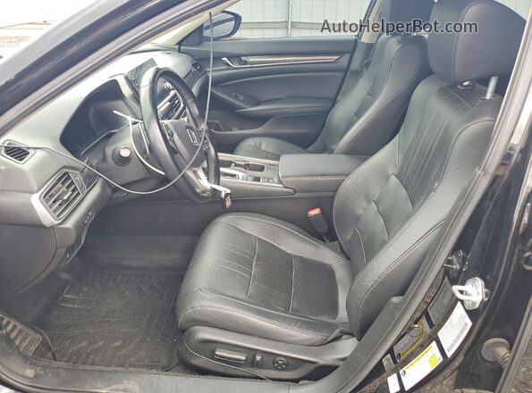 1HGCV1F49MA068667 2021 HONDA ACCORD Black Սալոնի դիմացի տեսք