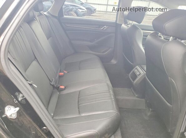 1HGCV1F49MA068667 2021 HONDA ACCORD Black Հետևի նստատեղերի տեսք