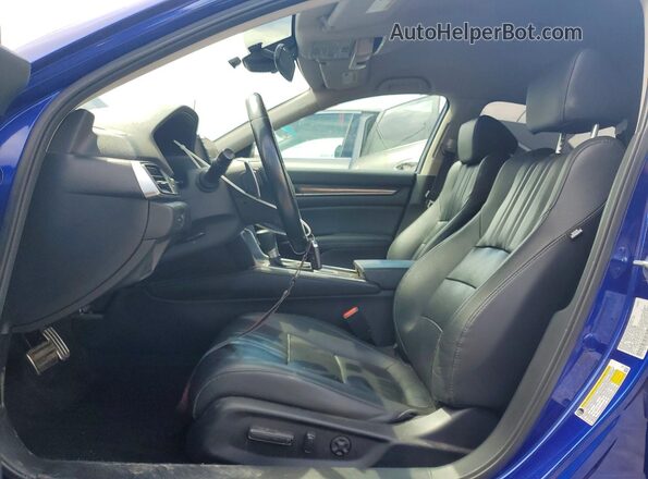 1HGCV1F49MA086070 2021 HONDA ACCORD Blue Vista interior delantera
