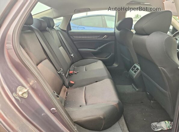 1HGCV1F4XJA054031 2018 HONDA ACCORD Gray უკანა სავარძლების ხედი