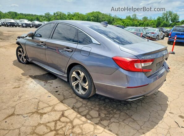 1HGCV1F4XJA092844 2018 HONDA ACCORD Gray Հետևի ձախ