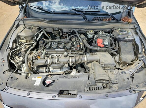 1HGCV1F4XJA092844 2018 HONDA ACCORD Gray Սալոնի հետևի տեսք