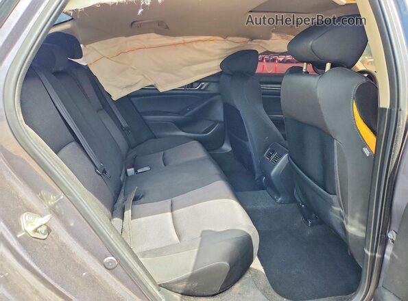 1HGCV1F4XJA092844 2018 HONDA ACCORD Gray Հետևի նստատեղերի տեսք