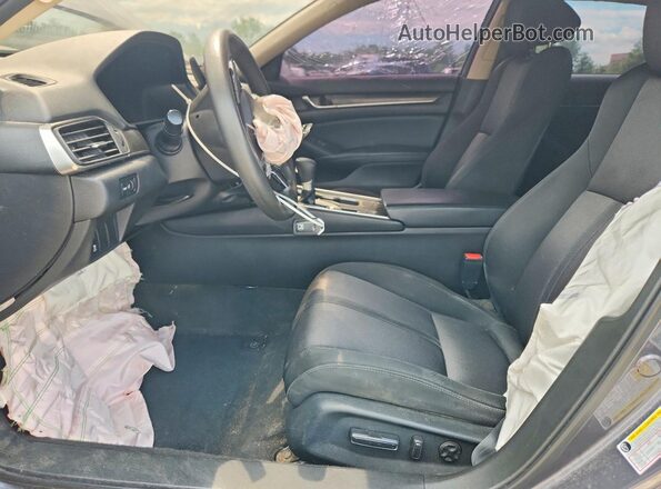 1HGCV1F4XJA092844 2018 HONDA ACCORD Gray Սալոնի դիմացի տեսք