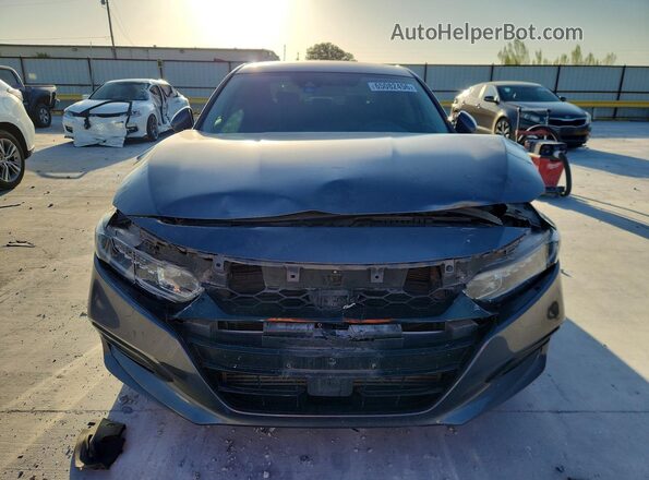 1HGCV1F4XKA060347 2019 HONDA ACCORD Серый Вид спереди