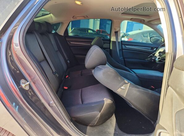 1HGCV1F4XKA060347 2019 HONDA ACCORD Серый Вид задних сидений