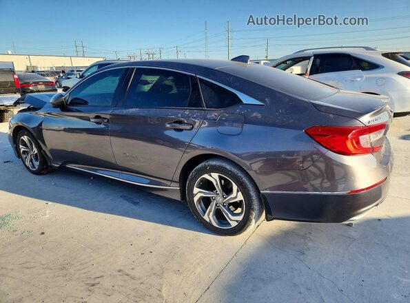 1HGCV1F4XKA060347 2019 HONDA ACCORD Серый Задняя левая четверть