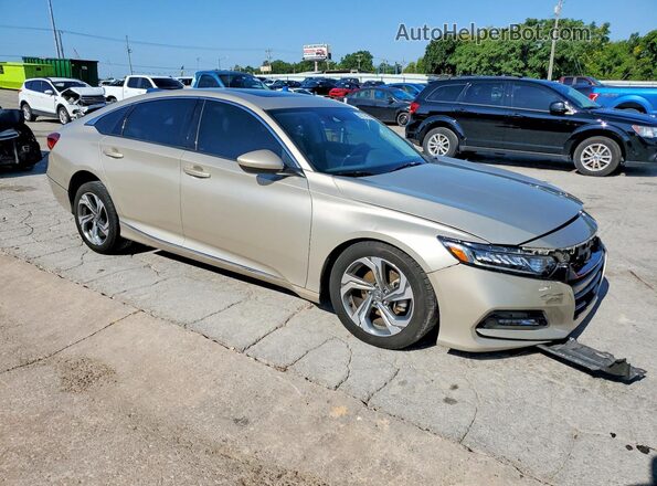 1HGCV1F4XKA125195 2019 HONDA ACCORD Beige წინა მარჯვენა