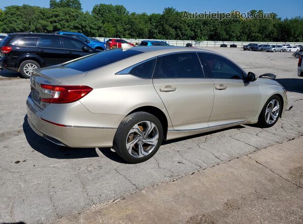 1HGCV1F4XKA125195 2019 HONDA ACCORD Beige უკანა მარჯვენა