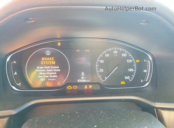1HGCV1F4XKA165292 2019 HONDA ACCORD Silver Vista del cuadro de instrumentos