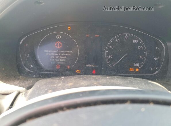 1HGCV1F4XKA176339 2019 HONDA ACCORD Белый Вид щитка приборов