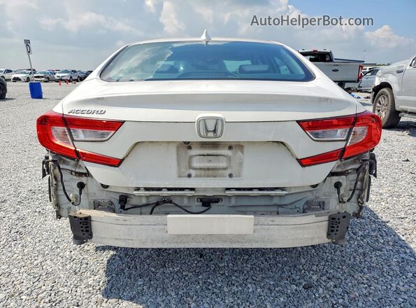 1HGCV1F4XKA176339 2019 HONDA ACCORD Белый Вид сзади