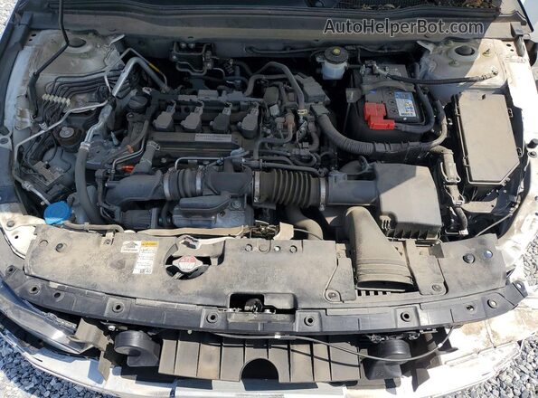1HGCV1F4XKA176339 2019 HONDA ACCORD Белый Вид задней части салона