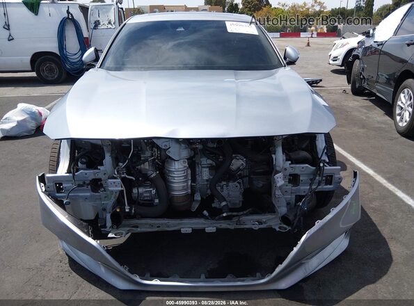 1HGCV1F4XLA091065 2020 HONDA ACCORD Серебряный Вид спереди