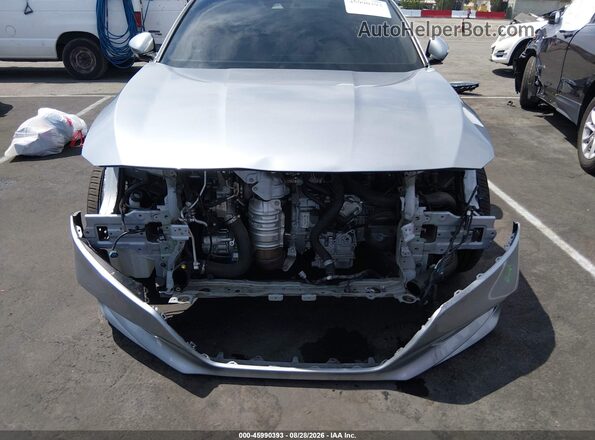 1HGCV1F4XLA091065 2020 HONDA ACCORD Серебряный Вид задней части салона