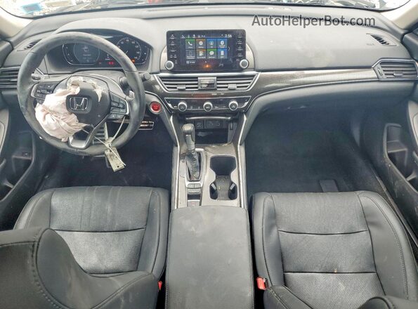 1HGCV1F4XMA077412 2021 HONDA ACCORD Blue Vista del salpicadero