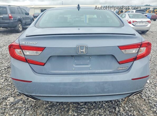 1HGCV1F4XMA077412 2021 HONDA ACCORD Blue Vista trasera