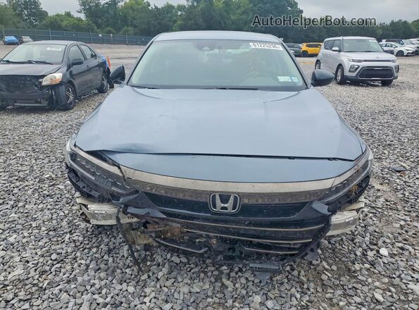 1HGCV1F4XMA077412 2021 HONDA ACCORD Blue Vista frontal