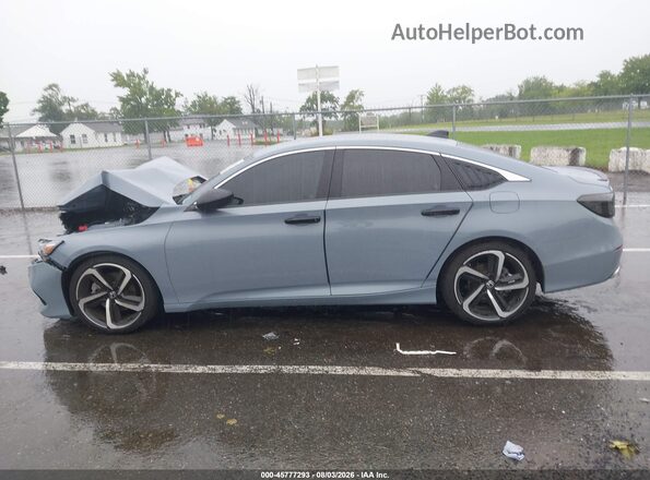 1HGCV1F4XMA123062 2021 HONDA ACCORD Gray Rear interior view