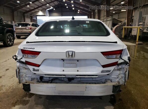 1HGCV1F4XNA092669 2022 HONDA ACCORD White Вид ззаду