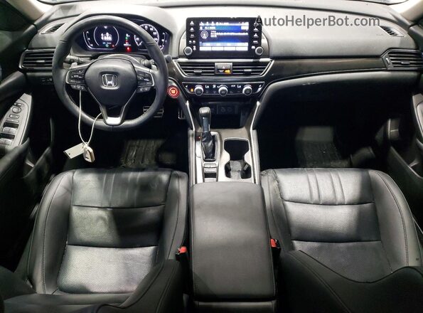 1HGCV1F4XNA092669 2022 HONDA ACCORD White Вид панелі приладів