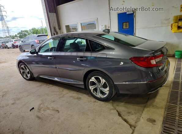 1HGCV1F50JA002450 2018 HONDA ACCORD Gray Հետևի ձախ