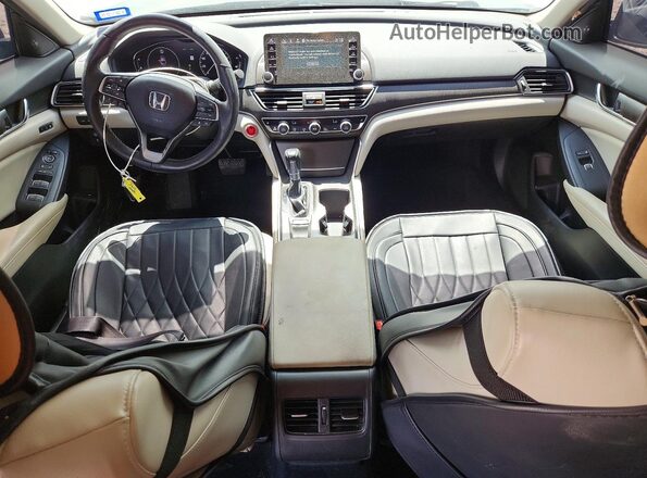 1HGCV1F50JA031849 2018 HONDA ACCORD Black Vista del salpicadero
