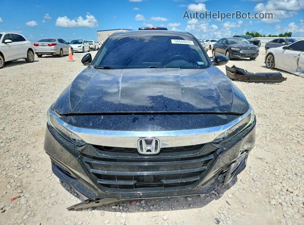 1HGCV1F50JA031849 2018 HONDA ACCORD Black Vista frontal