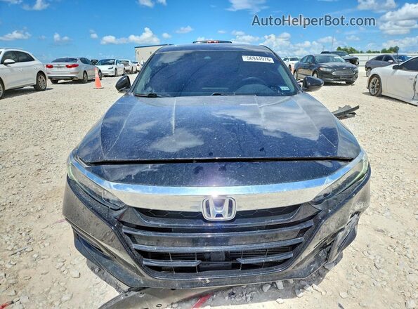 1HGCV1F50JA031849 2018 HONDA ACCORD Black Vista interior trasera