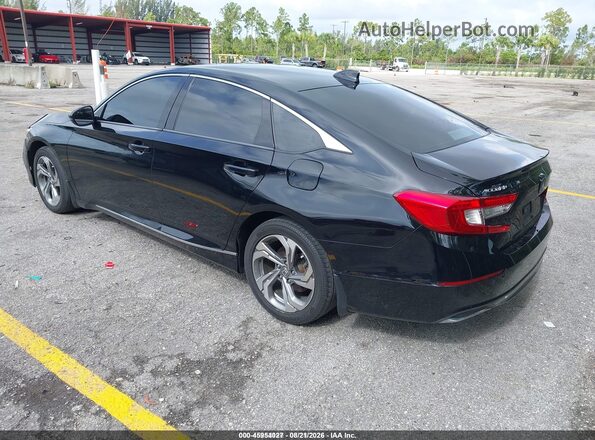 1HGCV1F50JA037134 2018 HONDA ACCORD Black Հետևի ձախ
