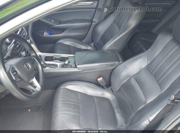 1HGCV1F50JA037134 2018 HONDA ACCORD Black Սալոնի դիմացի տեսք