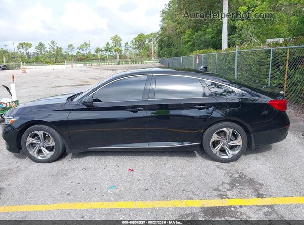 1HGCV1F50JA037134 2018 HONDA ACCORD Black Սալոնի 360 աստիճան տեսք