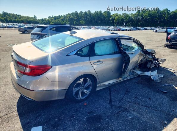 1HGCV1F50JA143597 2018 HONDA ACCORD Gold Trasero derecho