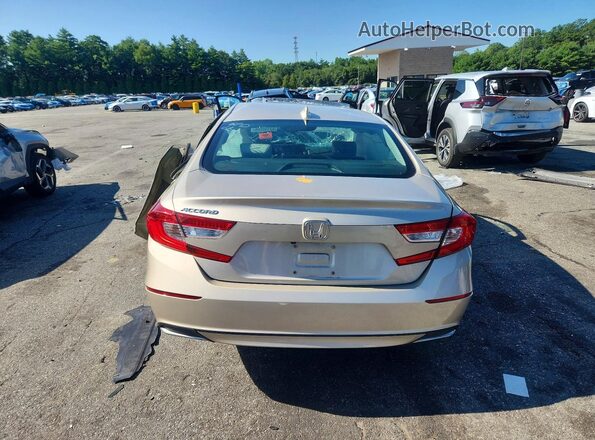 1HGCV1F50JA143597 2018 HONDA ACCORD Gold Vista trasera