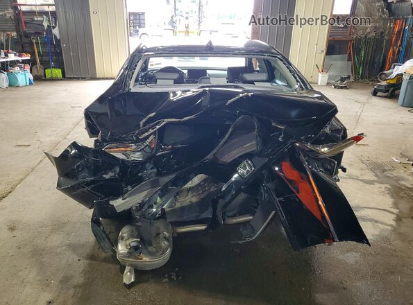 1HGCV1F50KA090000 2019 HONDA ACCORD Black უკანა ხედი