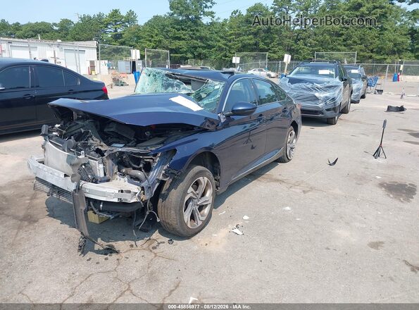 1HGCV1F50LA052428 2020 HONDA ACCORD Синий Передняя левая четверть