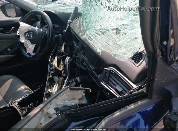 1HGCV1F50LA052428 2020 HONDA ACCORD Синий Вид салона спереди
