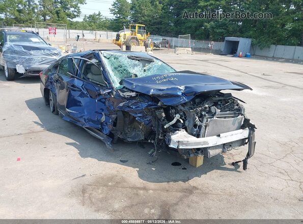 1HGCV1F50LA052428 2020 HONDA ACCORD Синий Вид спереди