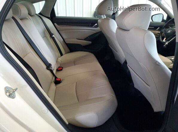 1HGCV1F50LA099099 2020 HONDA ACCORD White უკანა სავარძლების ხედი