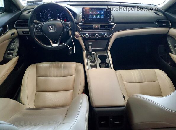 1HGCV1F50LA099099 2020 HONDA ACCORD White წინა პანელის ხედი
