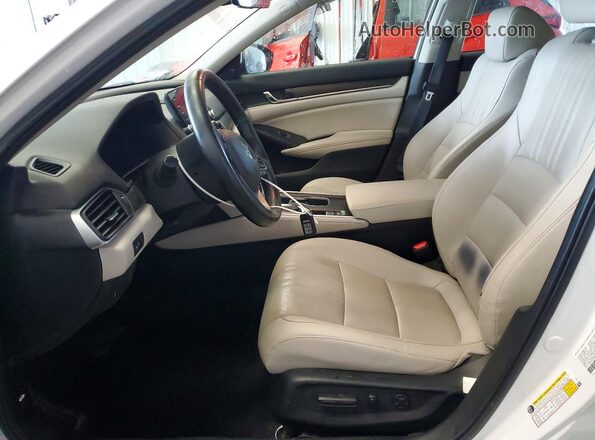 1HGCV1F50LA099099 2020 HONDA ACCORD White წინა სალონის ხედი