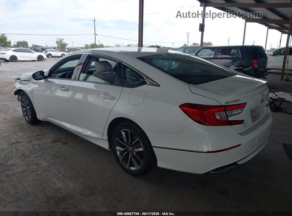 1HGCV1F50MA085446 2021 HONDA ACCORD Белый Задняя левая четверть