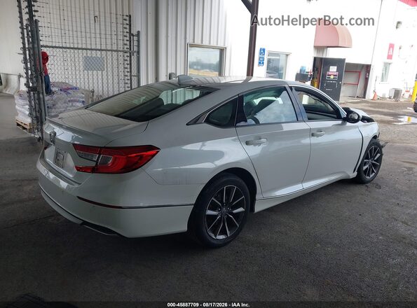 1HGCV1F50MA085446 2021 HONDA ACCORD Белый Задняя правая четверть