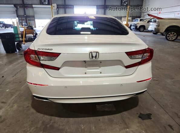 1HGCV1F50NA050424 2022 HONDA ACCORD Белый Вид сзади