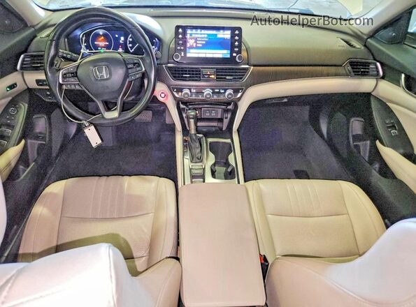 1HGCV1F50NA050424 2022 HONDA ACCORD Белый Вид панели приборов