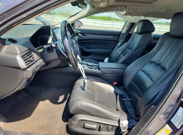 1HGCV1F50NA055669 2022 HONDA ACCORD Gray წინა სალონის ხედი