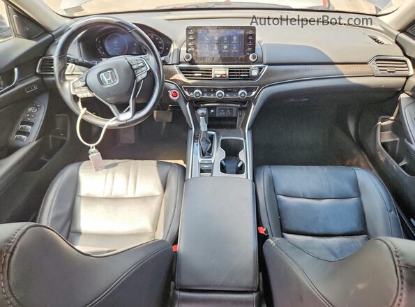 1HGCV1F50NA055669 2022 HONDA ACCORD Gray წინა პანელის ხედი