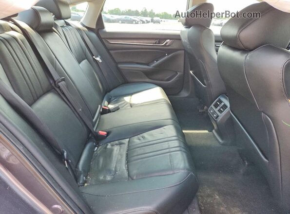 1HGCV1F50NA055669 2022 HONDA ACCORD Gray უკანა სავარძლების ხედი