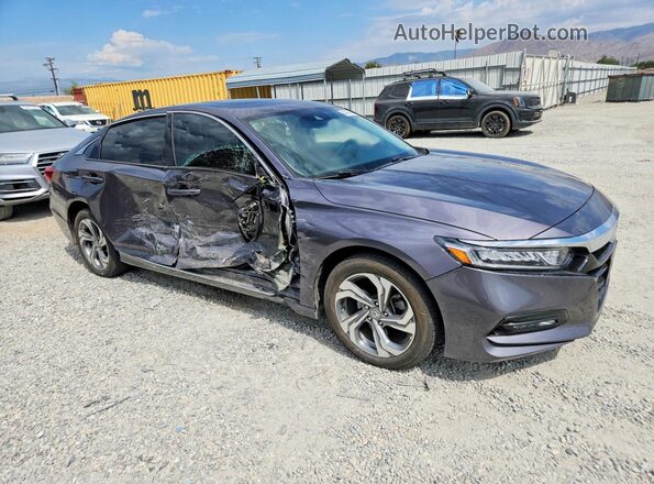 1HGCV1F51KA065591 2019 HONDA ACCORD Charcoal Przód prawy
